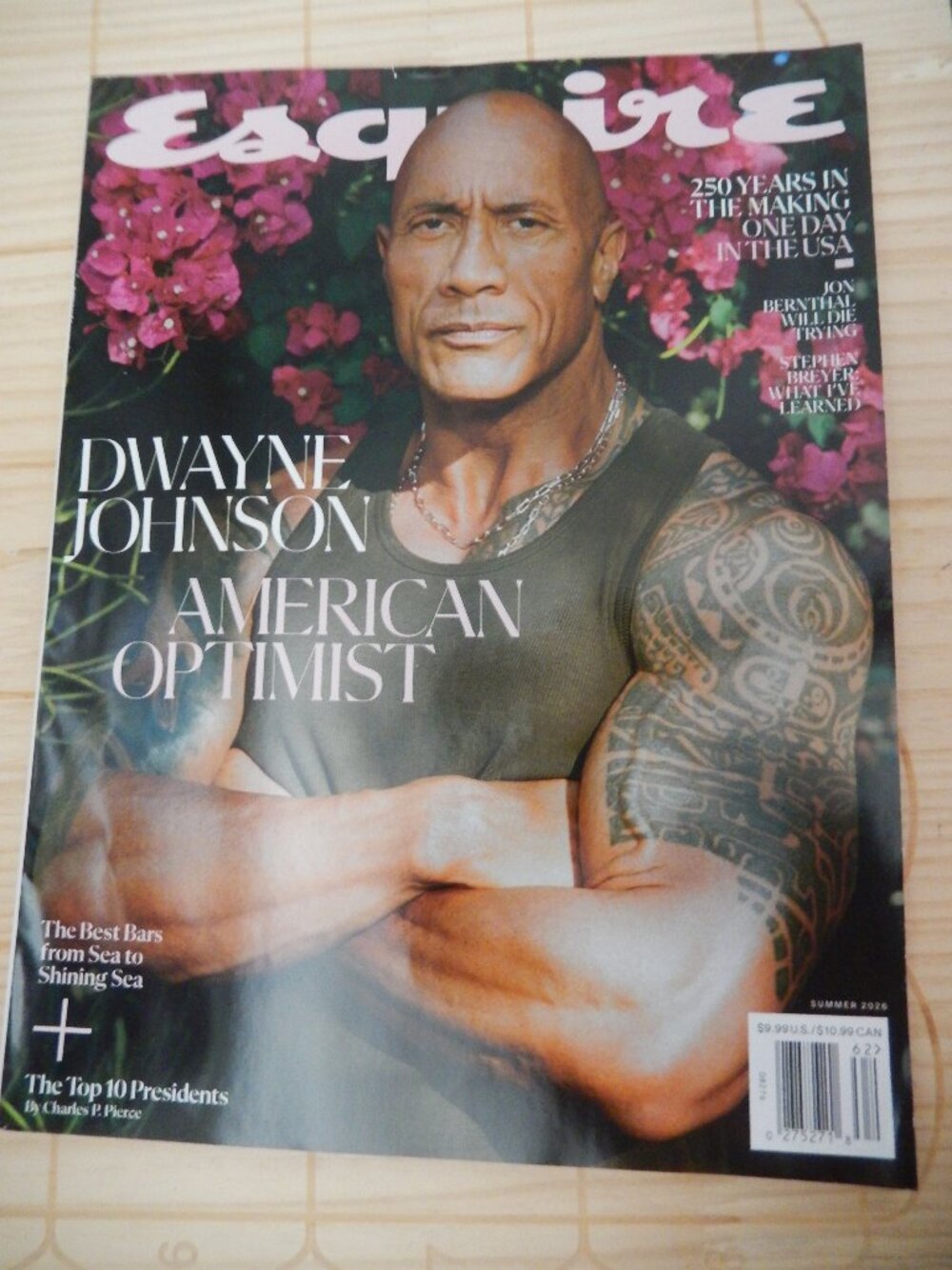 Dwayne The Rock Johnson Esquire USA Magazine (Summer 2026)
